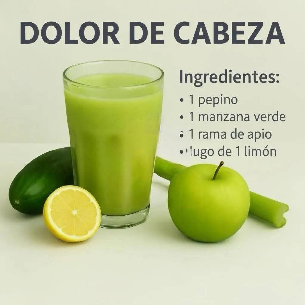 Receta de Batido para el Dolor de Cabeza
